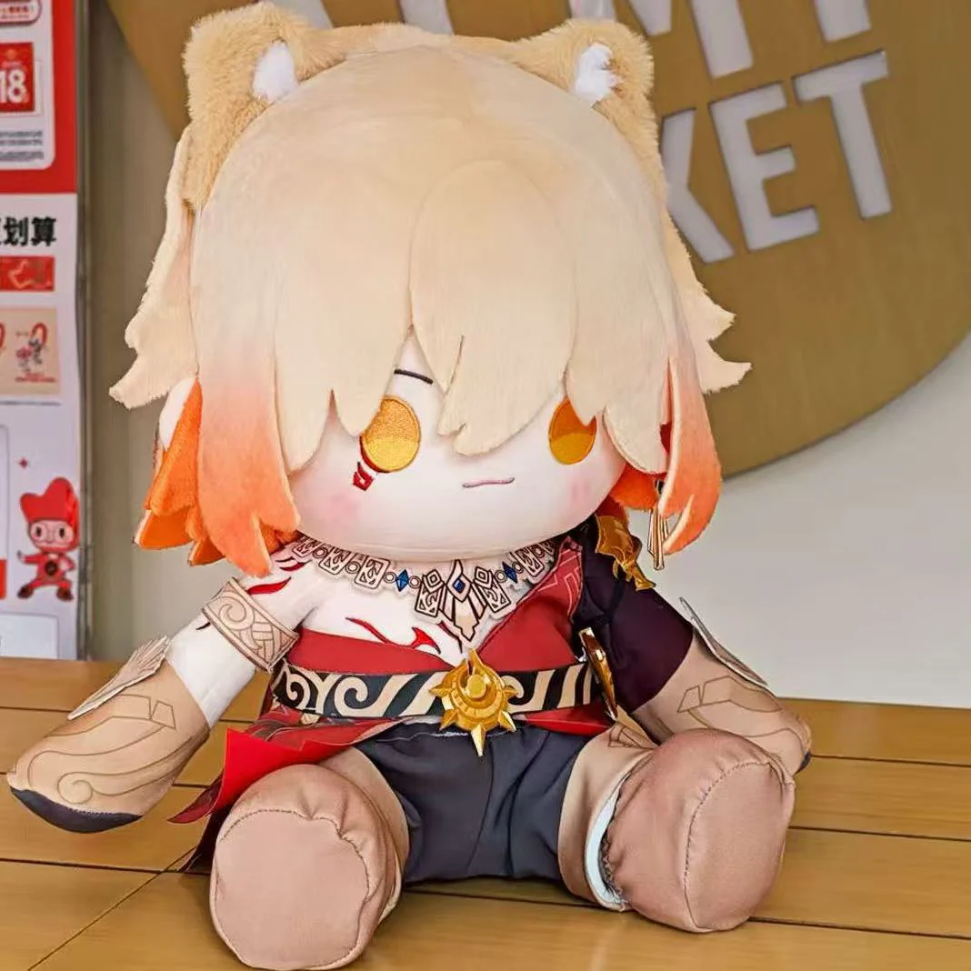 Smile House Fanart Plushies Cat Ears Yellow Hair Staring Eyes 40CM Plush Doll - Image 2
