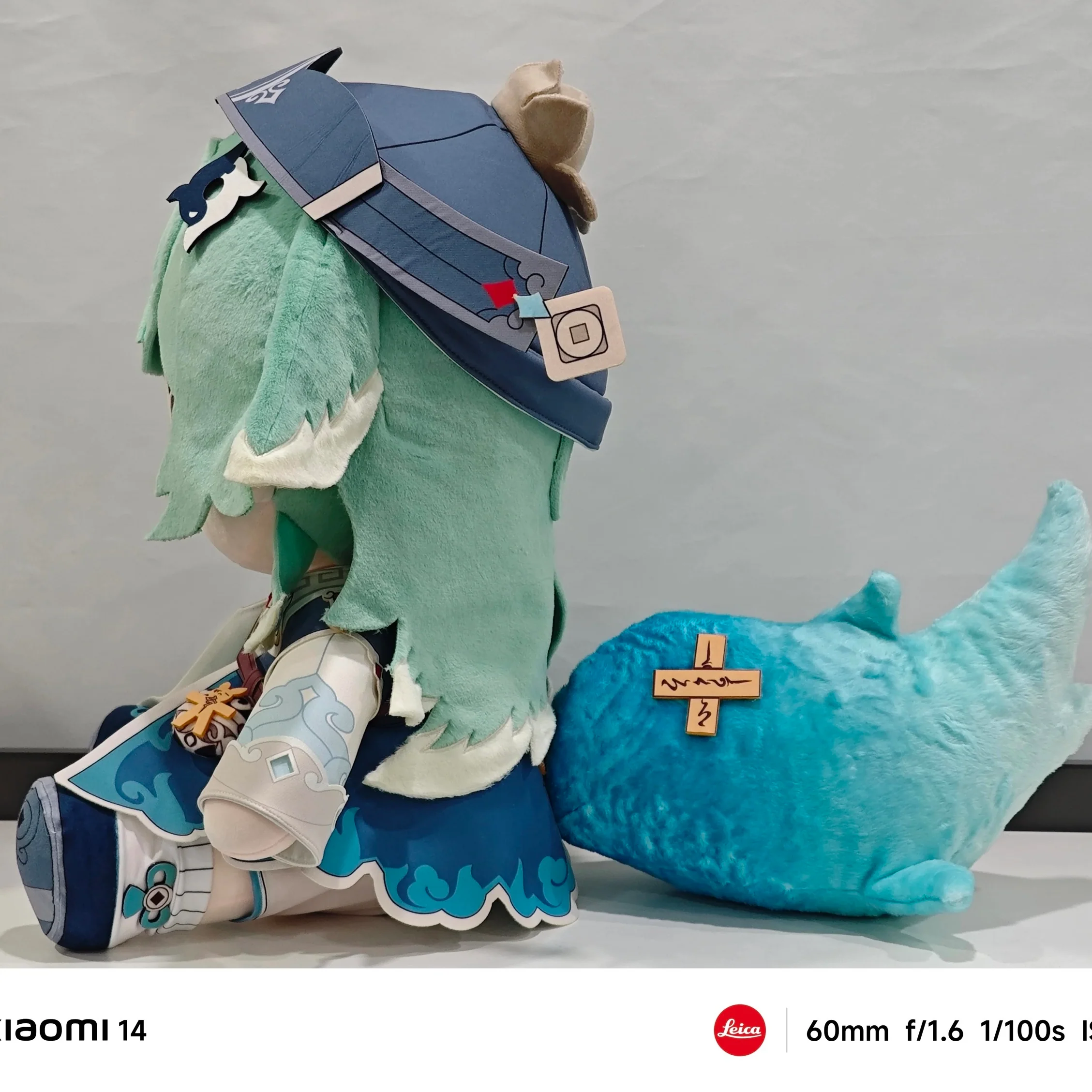 Smile House Fanart Plushies Huo Staring Ver 40CM Plush Doll With Hat Tail - Image 2