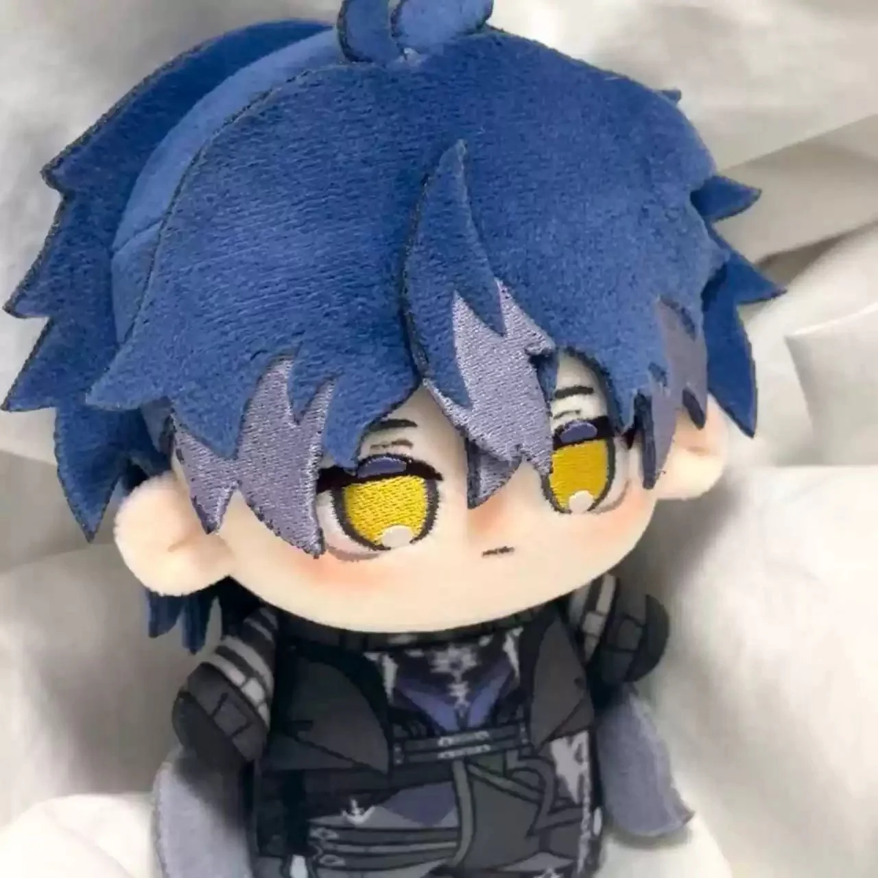 Smile House Fanart Plushies Man Blue Hair HX Style Plush Doll - Image 3