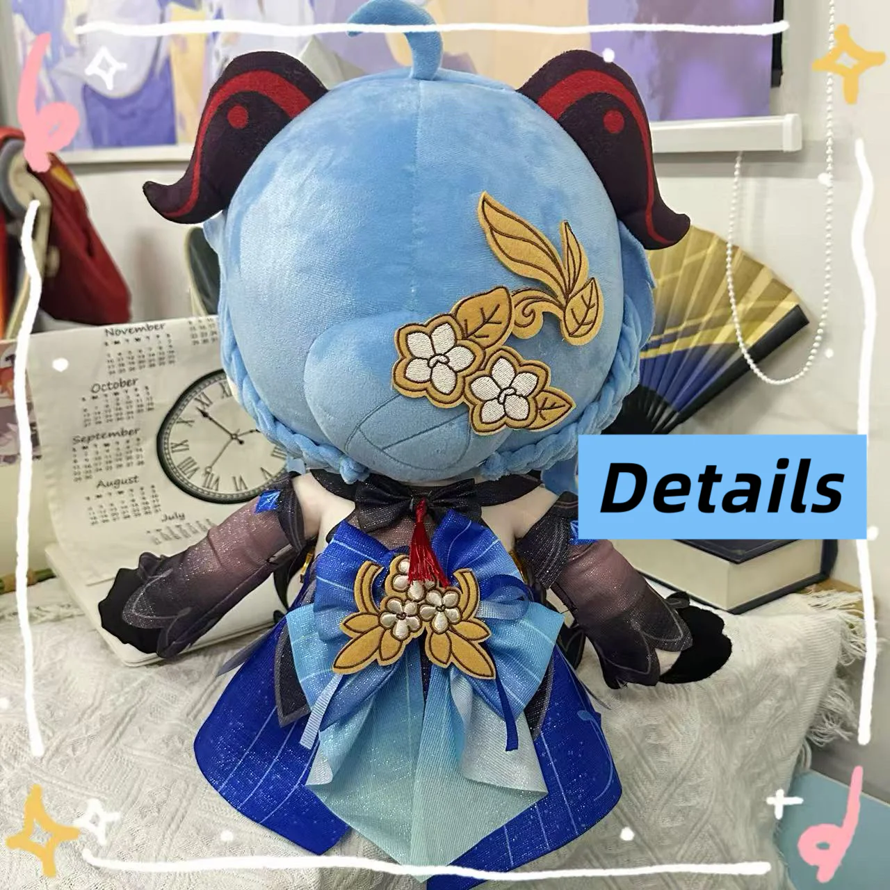 Smile House Fanart Plushies New Outfit  Blossom Staring Eyes Horns 40CM Plush Doll - Image 2