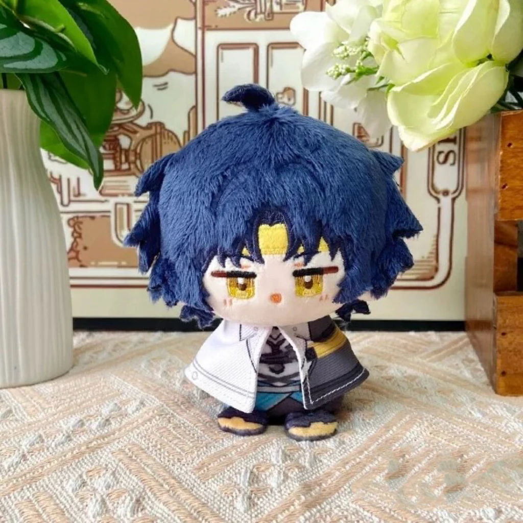 Smile House Fanart  Plushies Pink Hair Blue Hair Cloak 12CM Doll - Image 2
