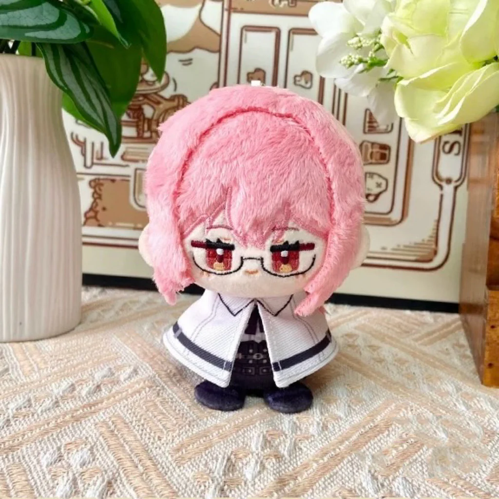 Smile House Fanart  Plushies Pink Hair Blue Hair Cloak 12CM Doll - Image 3