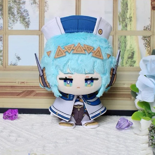 Smile House Fanart Plushies Purle Blue Hair Cloak Plush Doll - Image 2