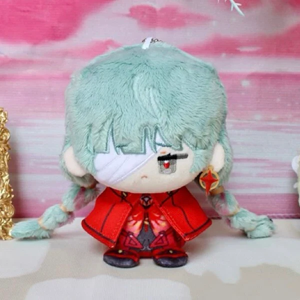 Smile House Fanart Plushies Small Cute Black Hair Cloak Plush Doll 12CM - Image 2