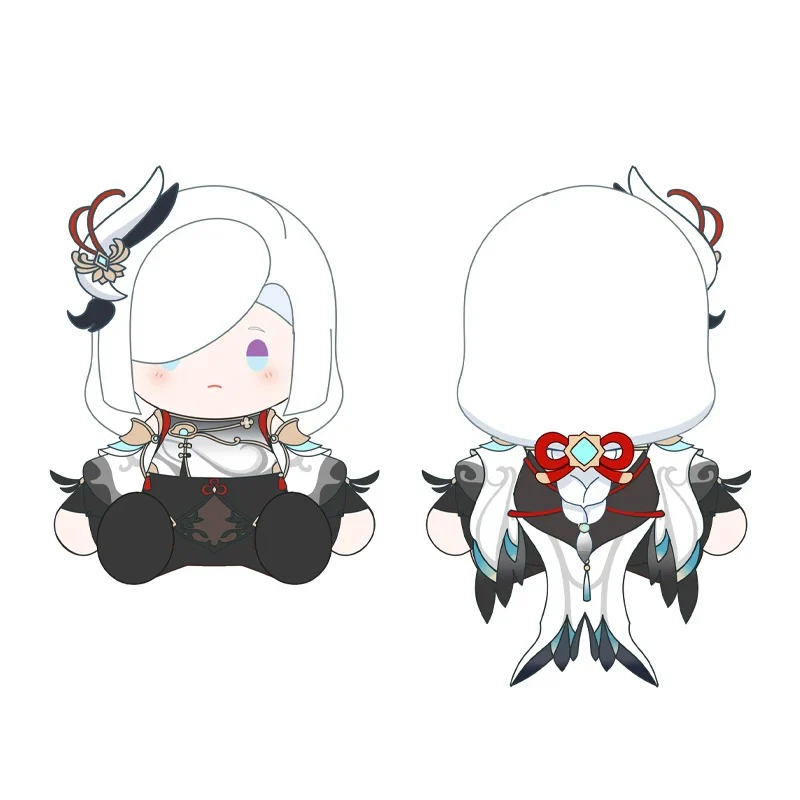 Smile House Fanart Plushies Staring Female White Hair 40CM Plush Doll - Image 2
