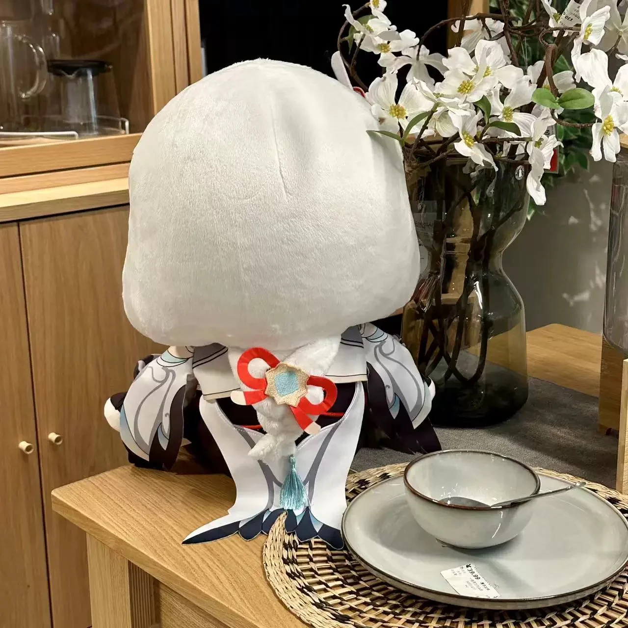 Smile House Fanart Plushies Staring Female White Hair 40CM Plush Doll - Image 4