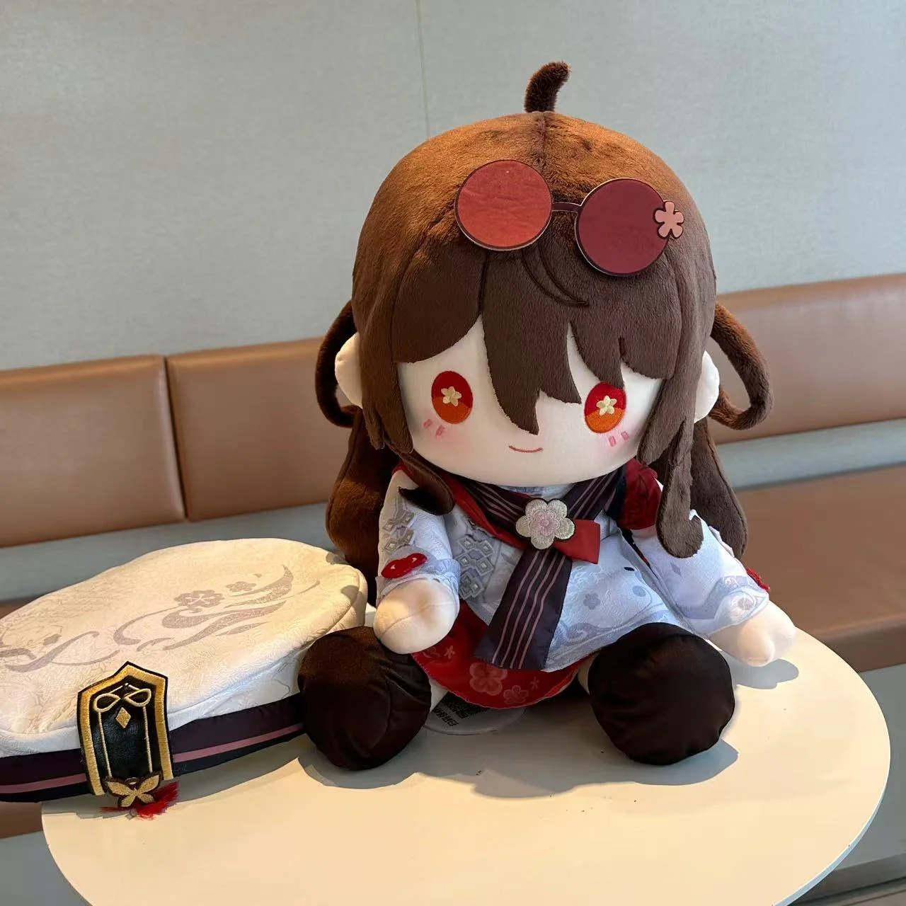Smile House Fanart Plushtoy Glasses With Clothes Plushies Staring  40CM Plush Doll - Image 2
