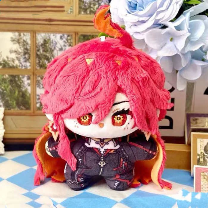 Smile House Fanart Plushtoy HX Style Red Hair Fire God  Plush Doll 12CM - Image 2