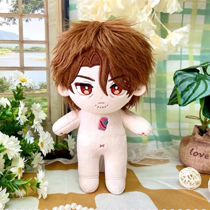 Smile House Fanart Plushtoy Male Brown Hair Plushies 20CM Plush Doll - Image 2
