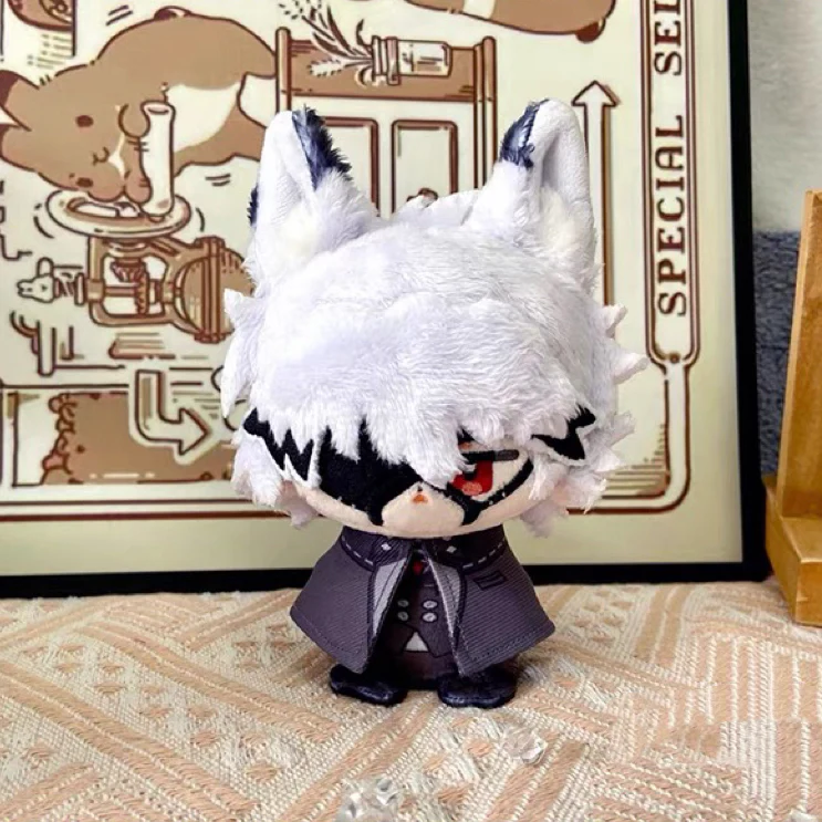 Smile House Fanart Plushtoy Male Plushies Mask Green Hair Plush Cloak 12CM Doll - Image 3