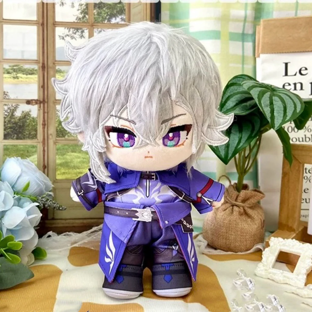 Smile House Fanart Plushtoy Male Purple Clothes Rail Plushies Mo Plush Doll 20CM - Image 2
