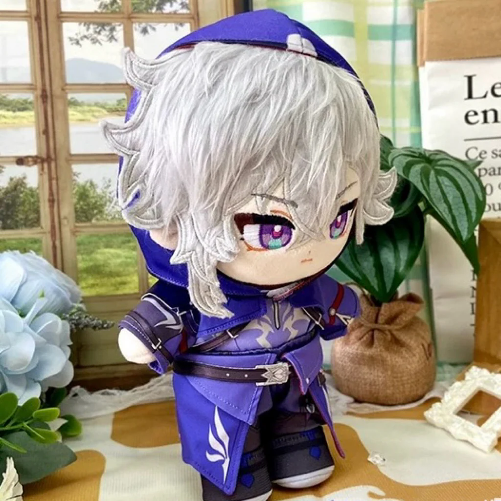 Smile House Fanart Plushtoy Male Purple Clothes Rail Plushies Mo Plush Doll 20CM - Image 4