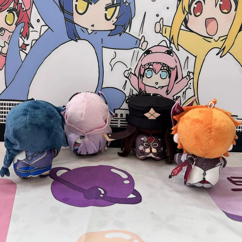 Smile House Fanart Plushtoy Plushies  Orange Pink Black Blue Hair 12CM HX Style Plush Doll - Image 2