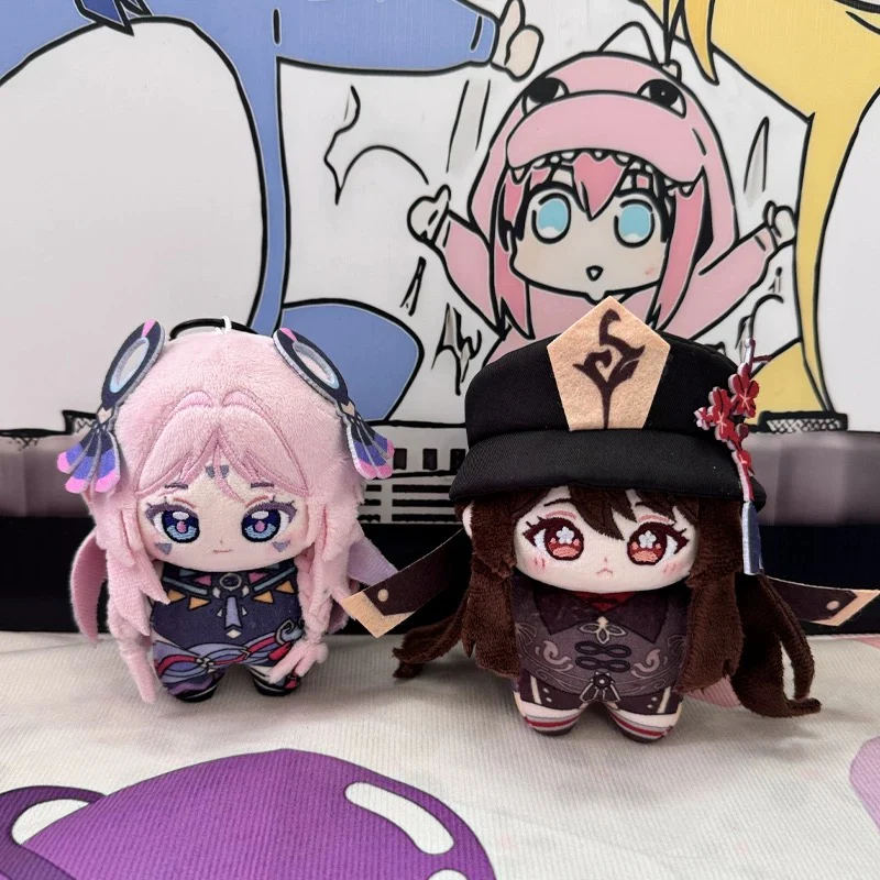 Smile House Fanart Plushtoy Plushies  Orange Pink Black Blue Hair 12CM HX Style Plush Doll - Image 3
