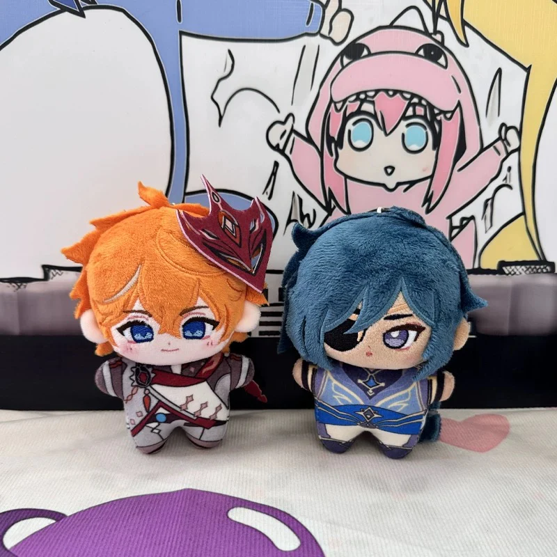 Smile House Fanart Plushtoy Plushies  Orange Pink Black Blue Hair 12CM HX Style Plush Doll - Image 4