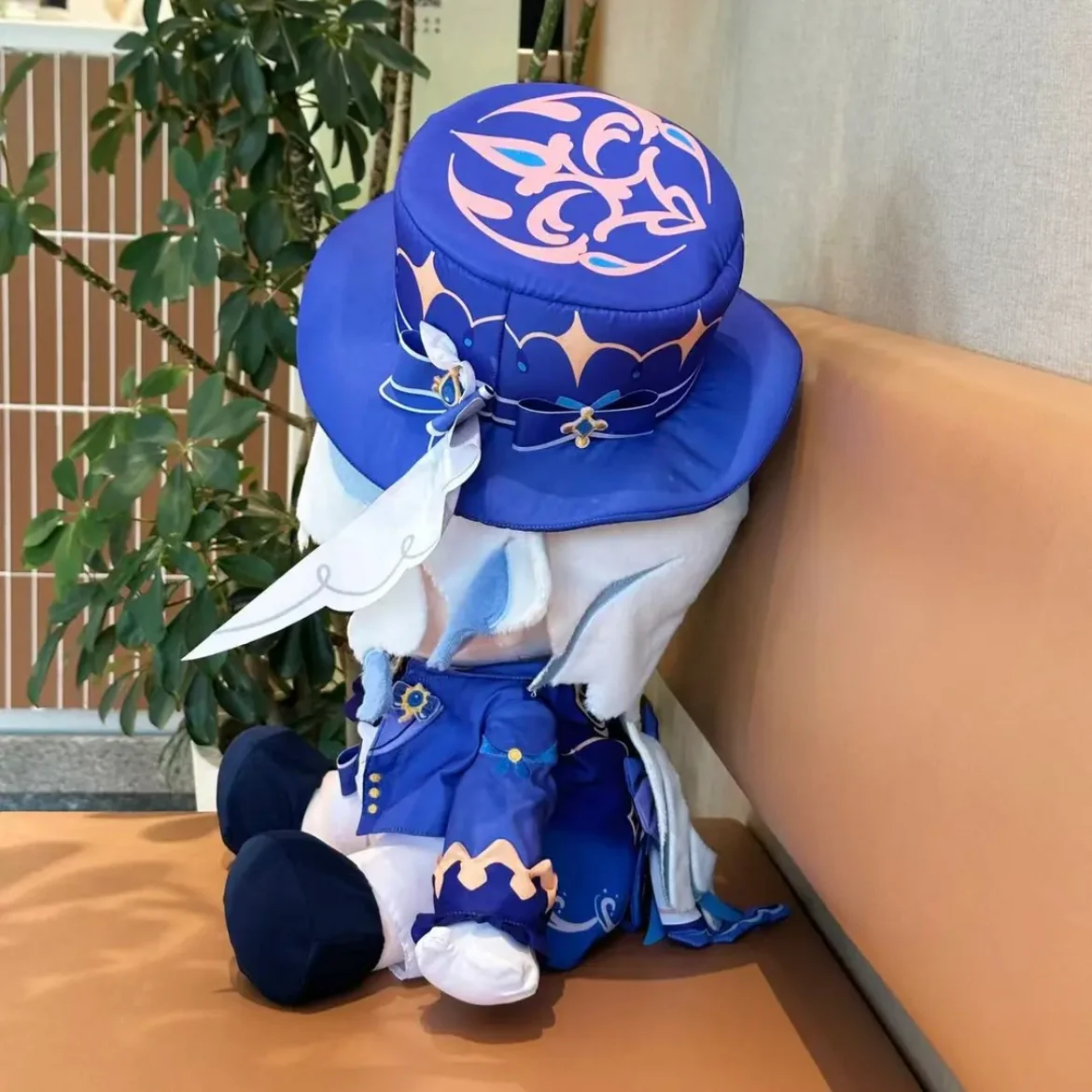 Smile House Fanart Plushtoy Plushies Staring Blue Hat White Ver 40CM Plush Doll - Image 2