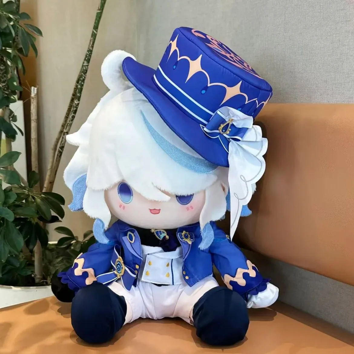 Smile House Fanart Plushtoy Plushies Staring Blue Hat White Ver 40CM Plush Doll - Image 3