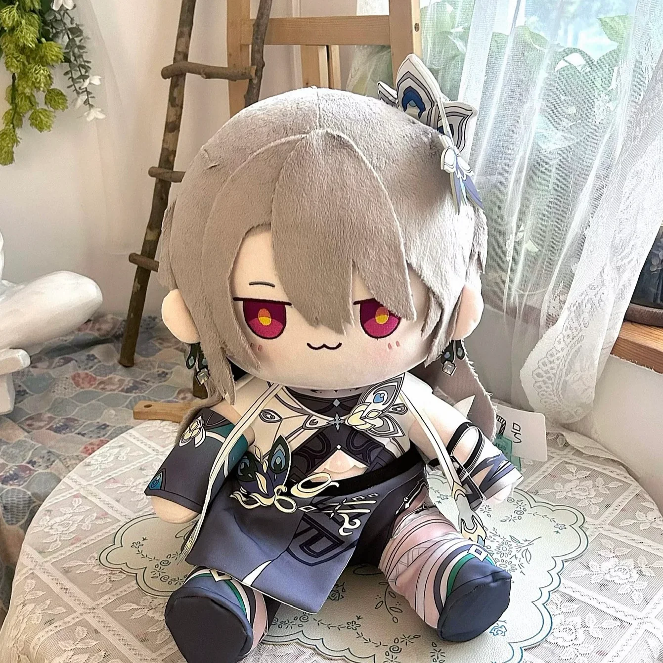 Smile House Fanart Plushtoy Red Eyes Female 40CM Big Eyes Plush Doll - Image 3