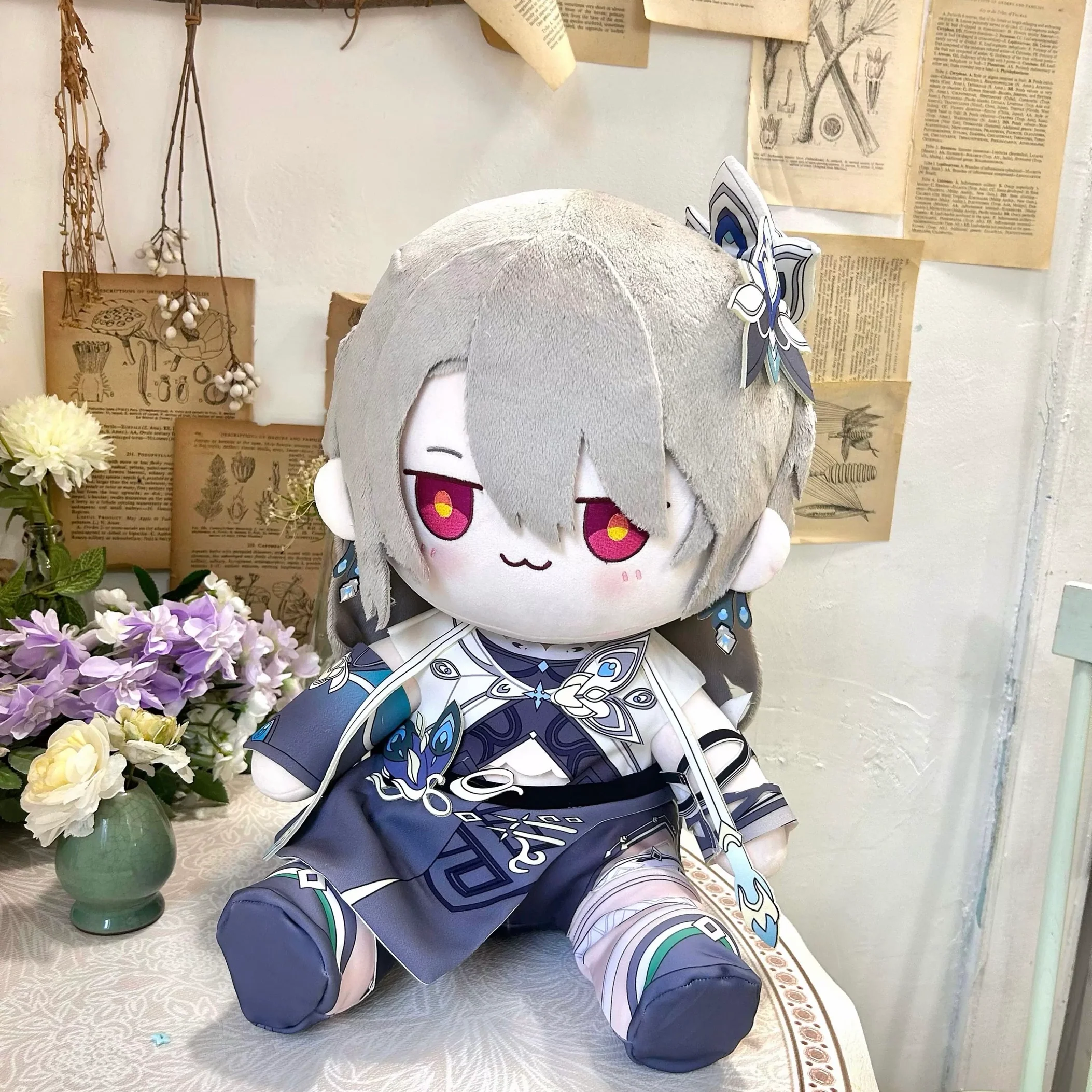 Smile House Fanart Plushtoy Red Eyes Female 40CM Big Eyes Plush Doll - Image 7