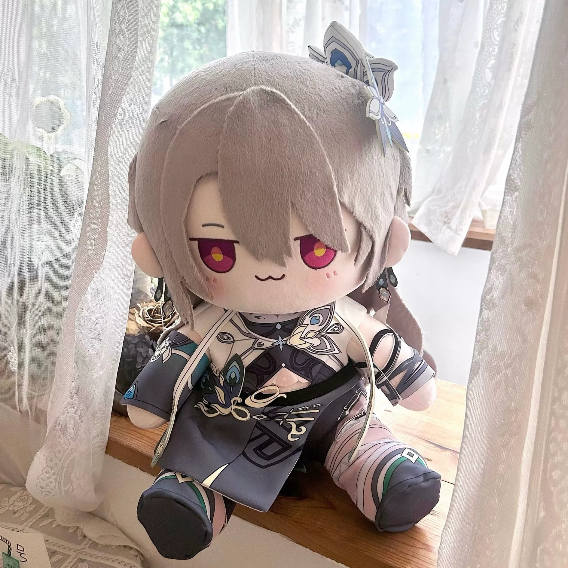 Smile House Fanart Plushtoy Red Eyes Female 40CM Big Eyes Plush Doll - Image 8