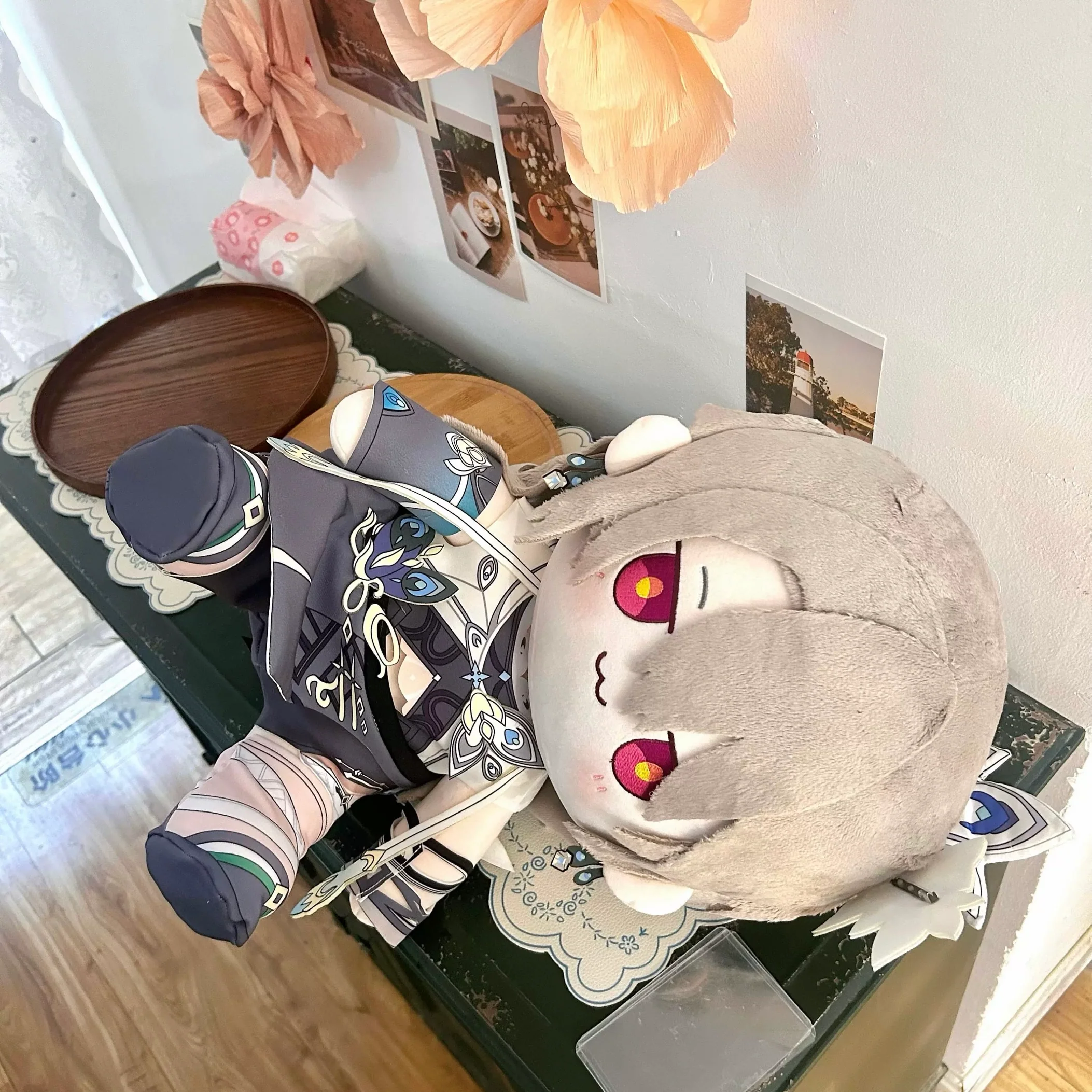Smile House Fanart Plushtoy Red Eyes Female 40CM Big Eyes Plush Doll - Image 9