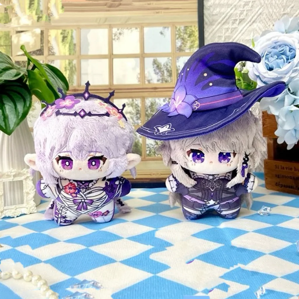 Smile House Fanart Plushtoy White Yellow Purple Hat Plushies 12CM HX Style Plush Doll - Image 2