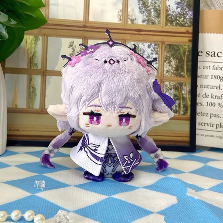 Smile House Fanart  Plushtoy With Hat Purple Pink Plushies 12CM Cloak Plush Doll - Image 3
