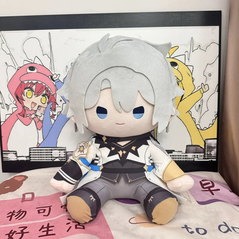 Smile House Fanart Plushtoy YellowWhite Hair Plushies Staring Eyes 40CM Plush Doll - Image 2