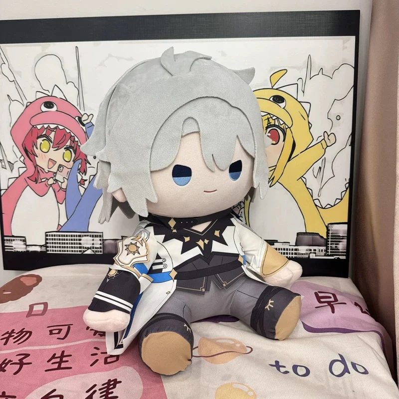Smile House Fanart Plushtoy YellowWhite Hair Plushies Staring Eyes 40CM Plush Doll - Image 4