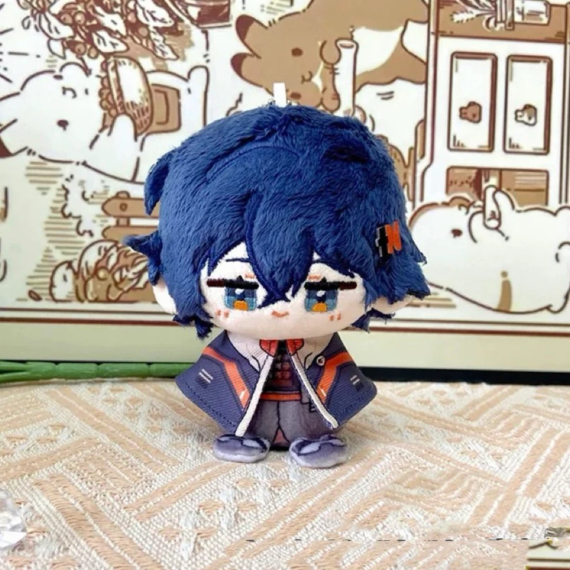 Smile House Fanart Plushtoy Z Plushies Yellow Blue God Grey Hair Cloak 12CM Doll - Image 3