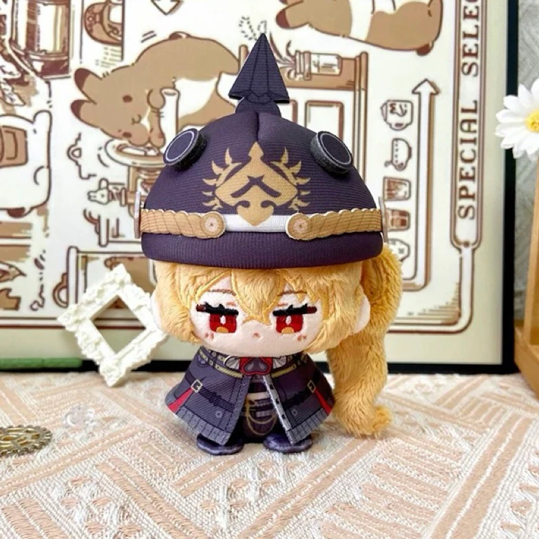 Smile House Fanart Plushtoy Z Plushies Yellow Blue God Grey Hair Cloak 12CM Doll - Image 5