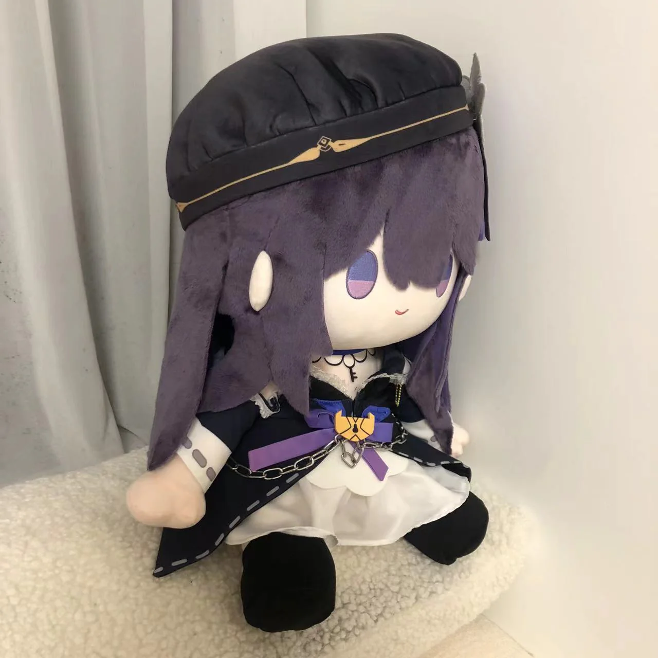 Smile House Fanart Purple Hair Plushies Staring Female 40CM Plush Doll - Image 8