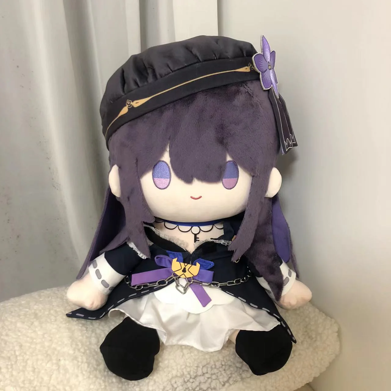 Smile House Fanart Purple Hair Plushies Staring Female 40CM Plush Doll - Image 9