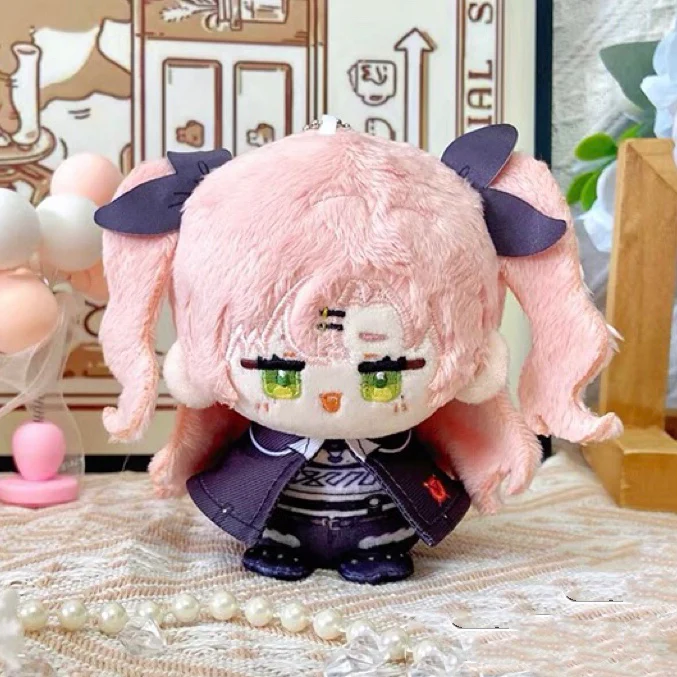 Smile House Fanart Shark Pink Hair Plushies Small Size Cloak 12CM Doll - Image 3