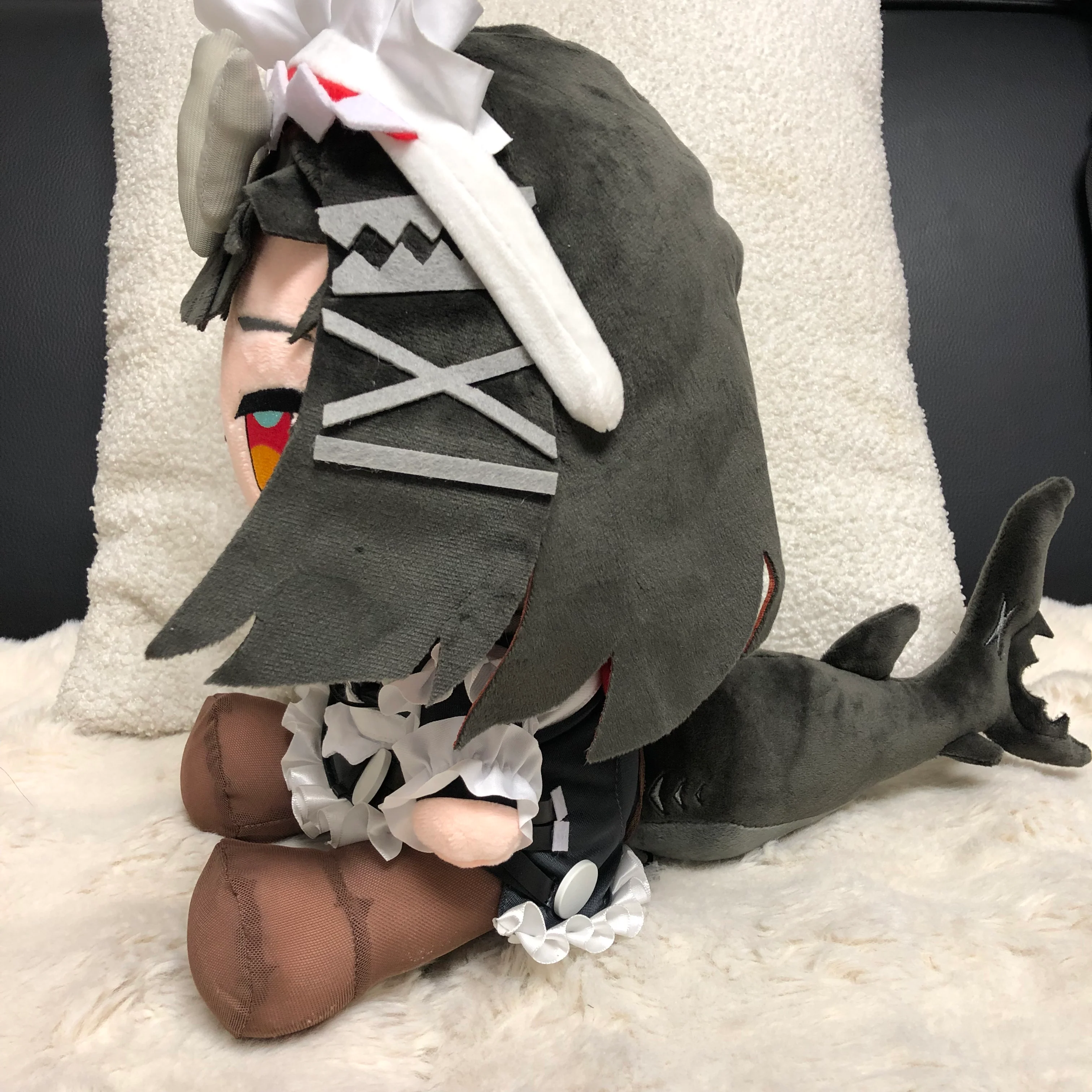 Smile House Fanart Shark Plushtoy Female Plushies 30CM Plush Doll - Image 6