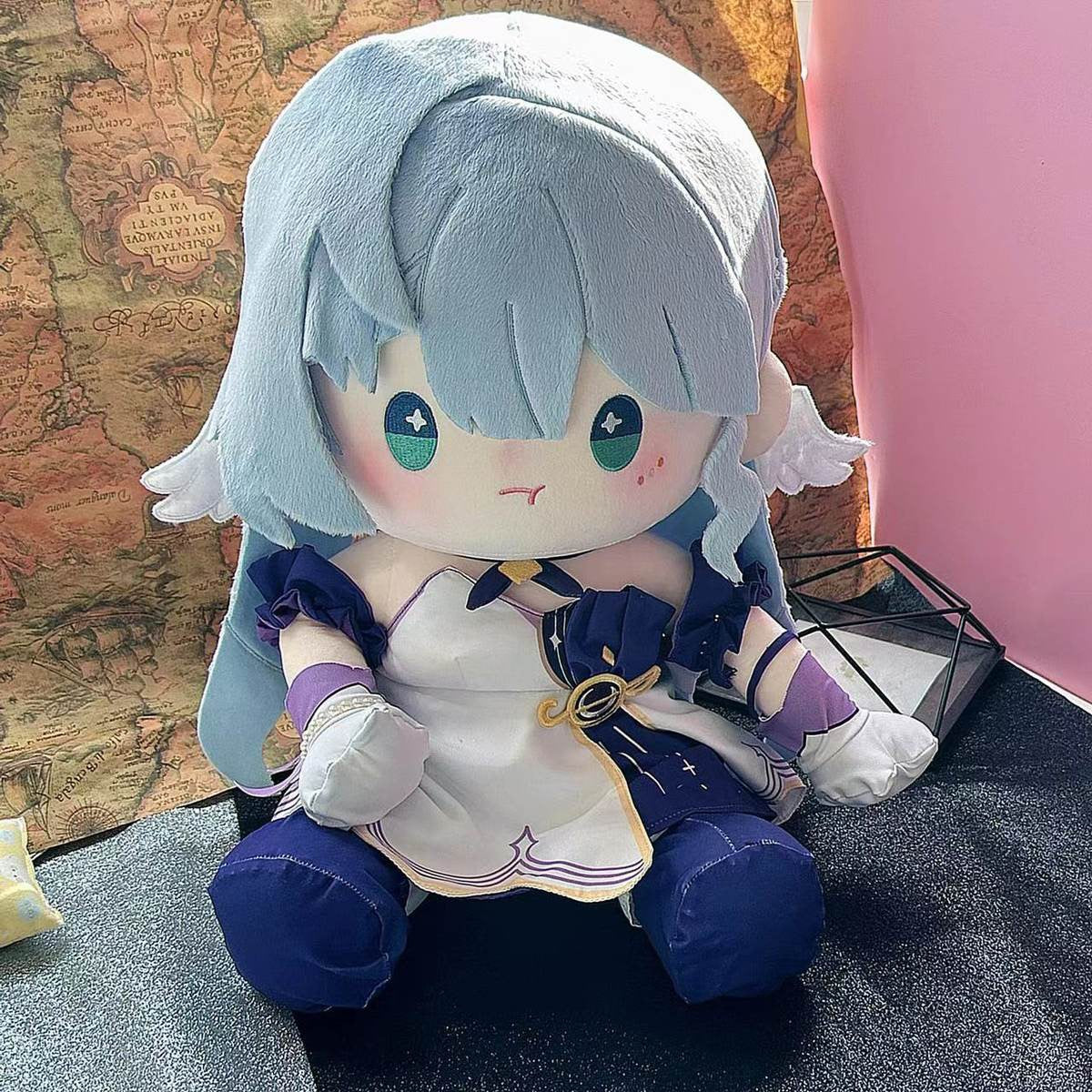 Smile House Fanart Sister Plushtoy Sitting Plushies Staring 40CM Plush Doll - Image 3