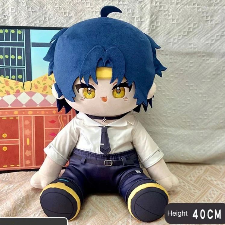 Smile House Fanart Sitting Plushies Male Big Eyes Plush Doll 40CM - Image 2