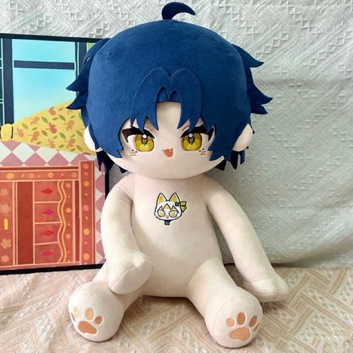 Smile House Fanart Sitting Plushies Male Big Eyes Plush Doll 40CM - Image 3