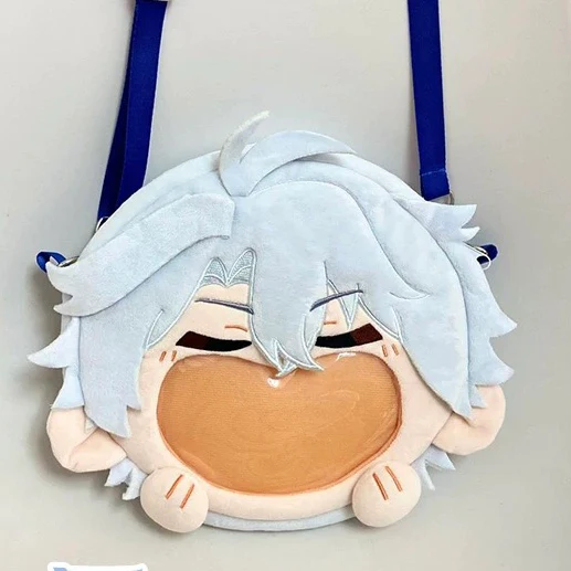Smile House Fanart White Hair Ita Bag Smile Backpack Crossbody Bag - Image 2