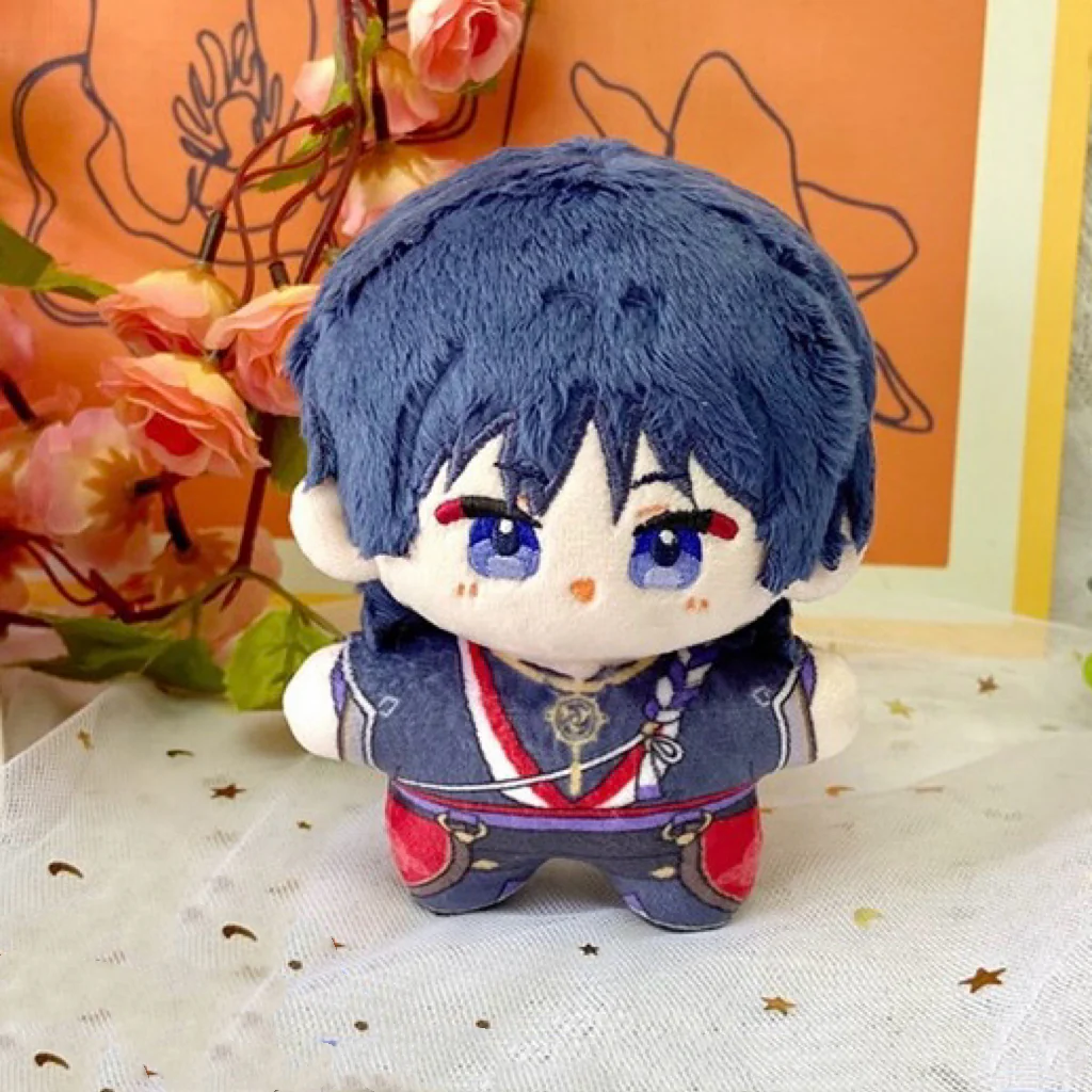 Smile House Fanart With Cloak Male Cute HX Style Plush Doll 12 CM - Image 2