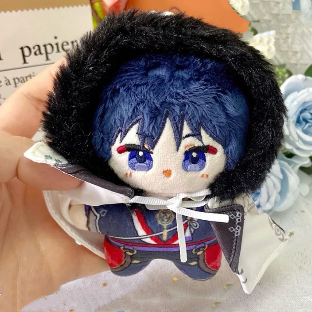 Smile House Fanart With Cloak Male Cute HX Style Plush Doll 12 CM - Image 3