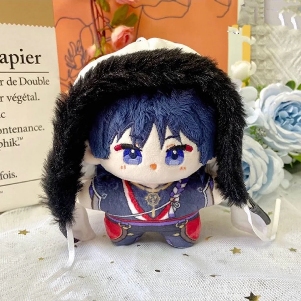 Smile House Fanart With Cloak Male Cute HX Style Plush Doll 12 CM - Image 4