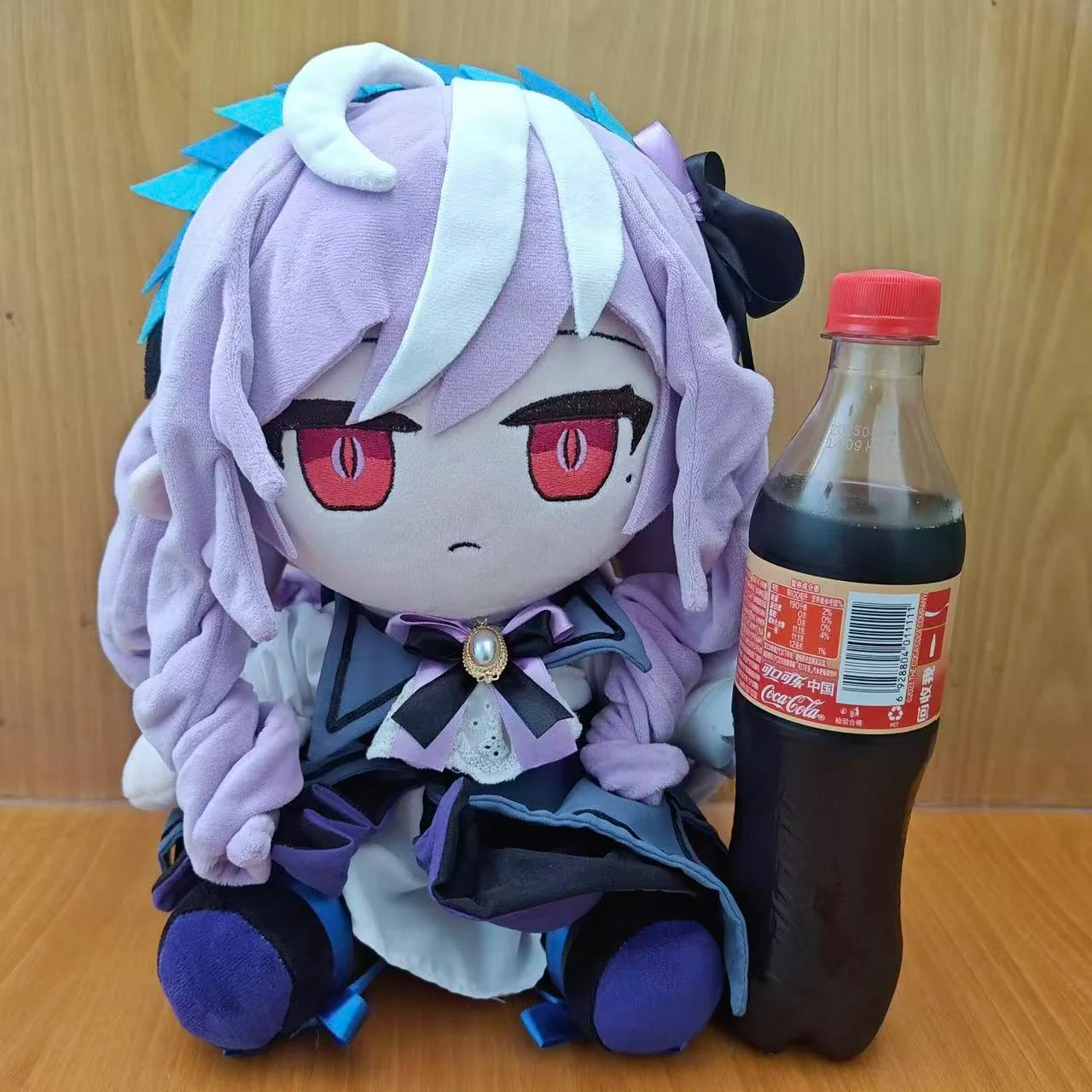 Smile House Fanart With Clothes Plushies Big Eyes Ver Purple Detail Plush Doll 30CM - Image 3