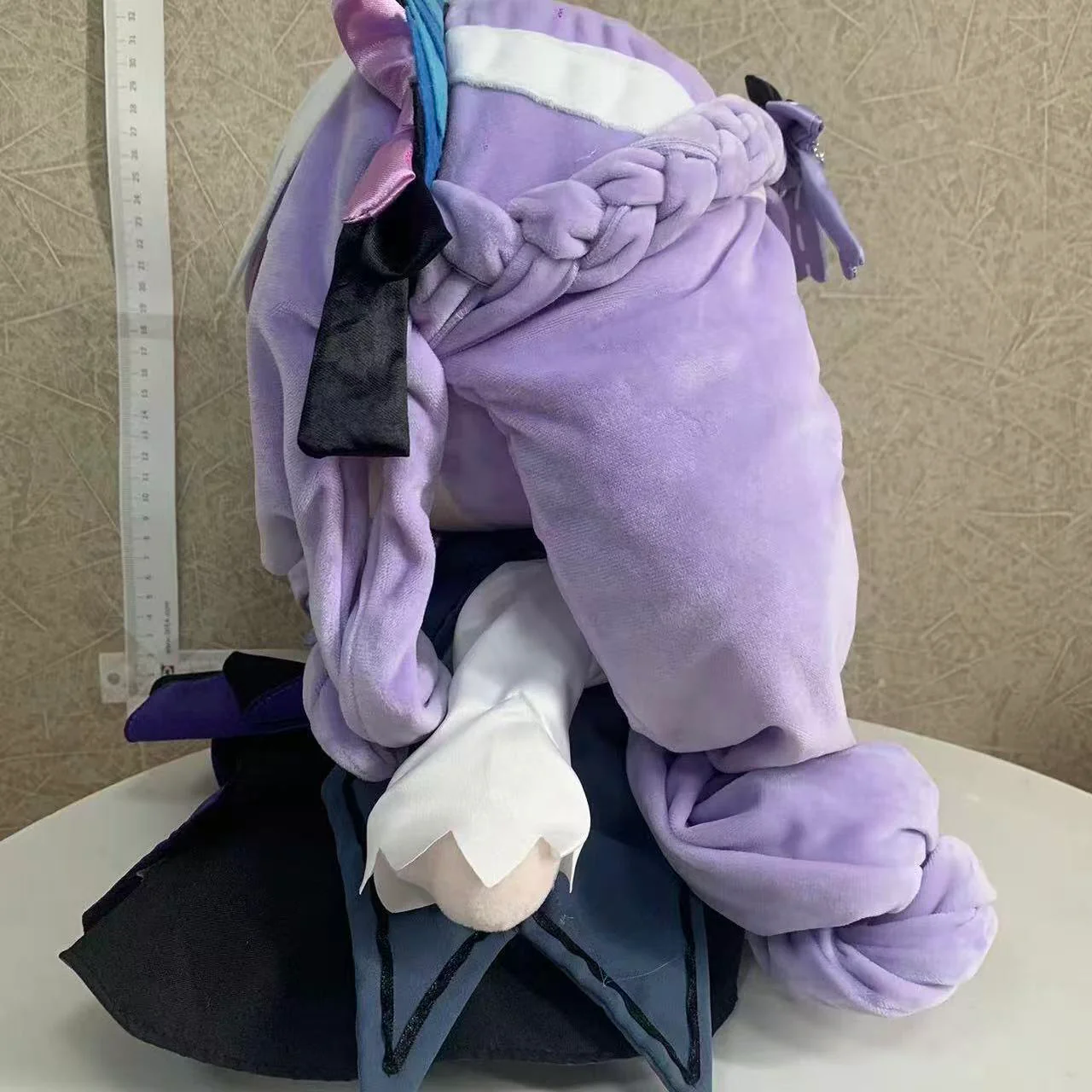 Smile House Fanart With Clothes Plushies Big Eyes Ver Purple Detail Plush Doll 30CM - Image 4