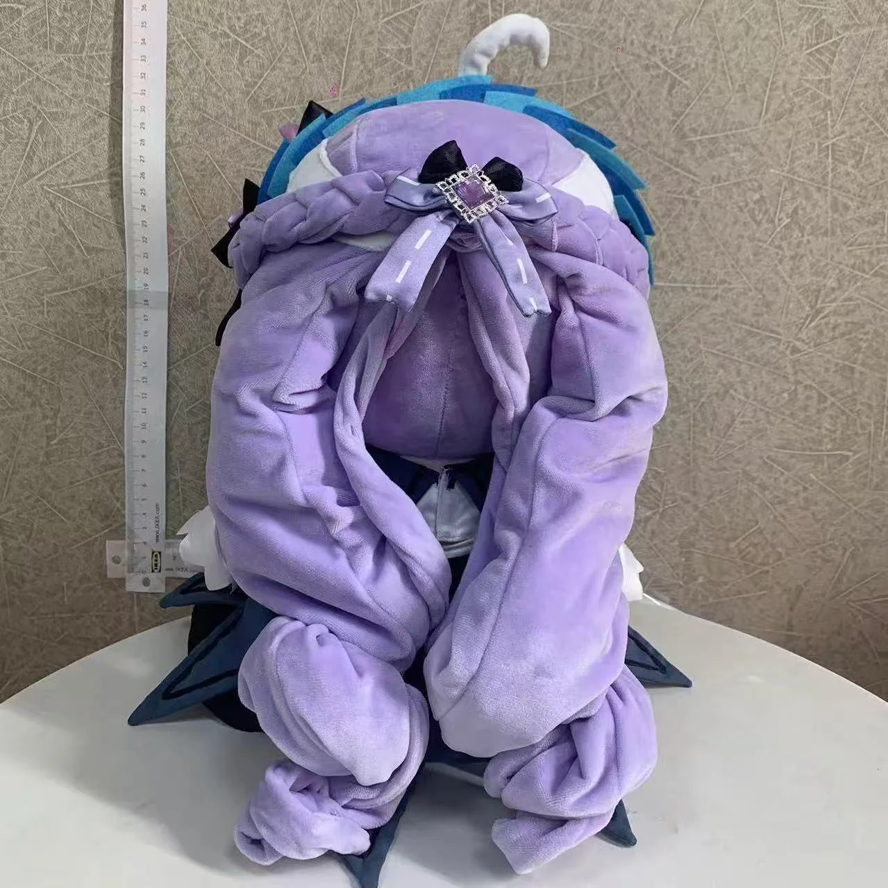 Smile House Fanart With Clothes Plushies Big Eyes Ver Purple Detail Plush Doll 30CM - Image 5