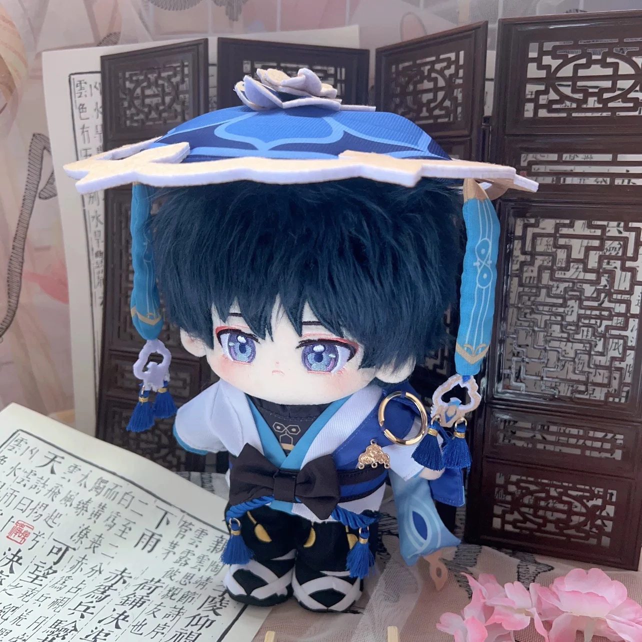 Smile House Fanart With Hat plushie Blue Clothes Plush Doll 20 CM - Image 3