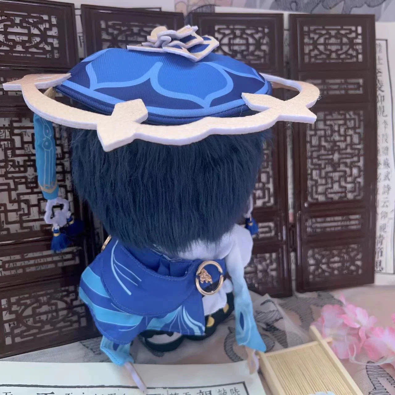 Smile House Fanart With Hat plushie Blue Clothes Plush Doll 20 CM - Image 5