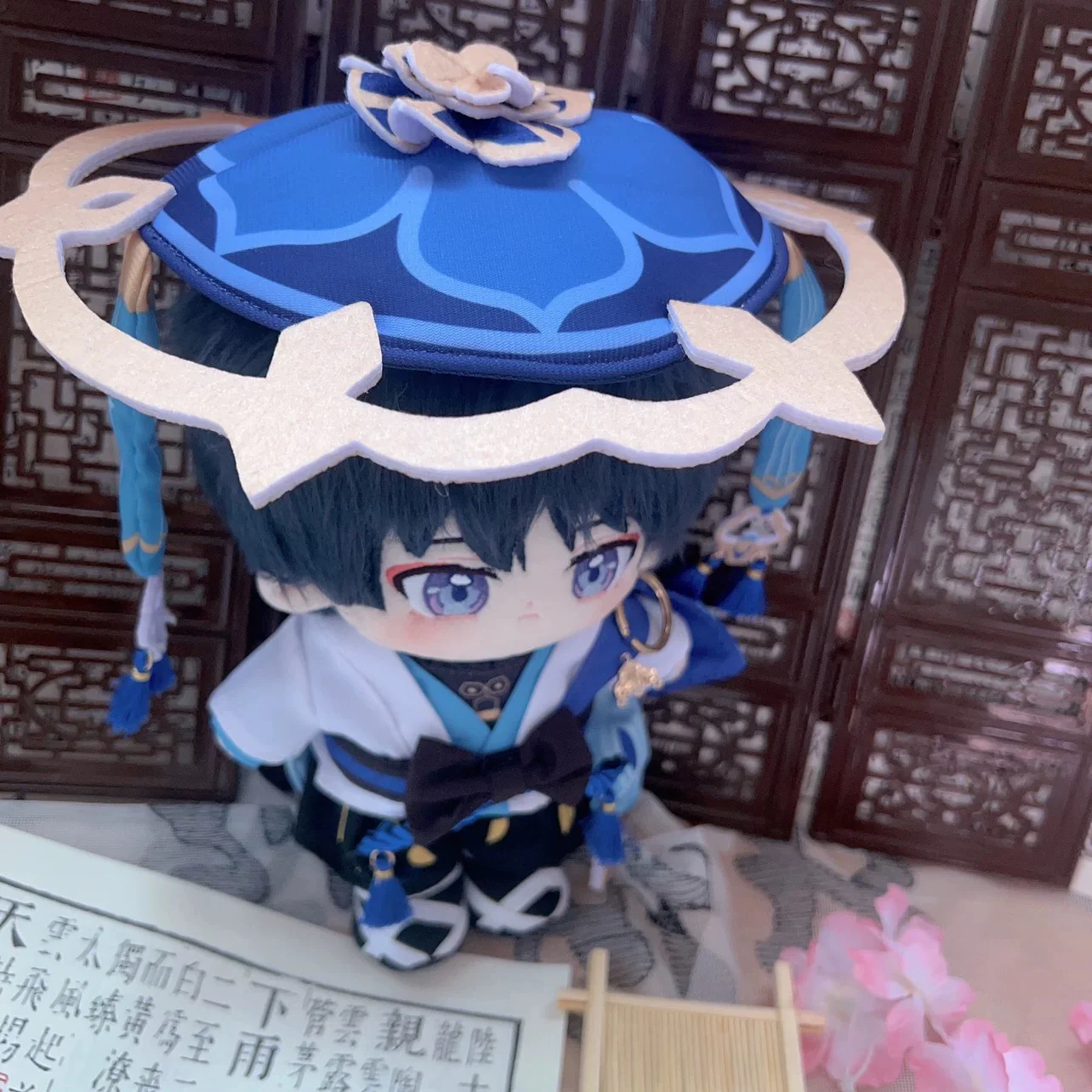 Smile House Fanart With Hat plushie Blue Clothes Plush Doll 20 CM - Image 6