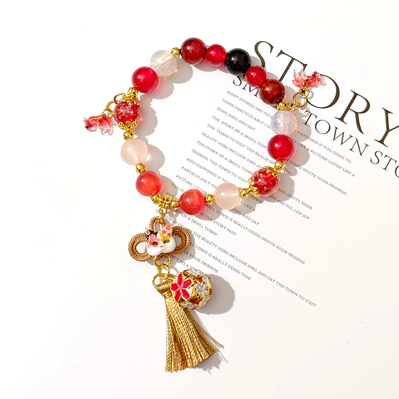 Smile House Fanm Fire Female Red Inspired Bracelet - Image 2