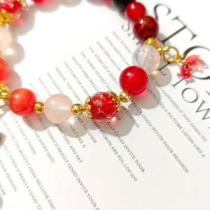 Smile House Fanm Fire Female Red Inspired Bracelet - Image 5